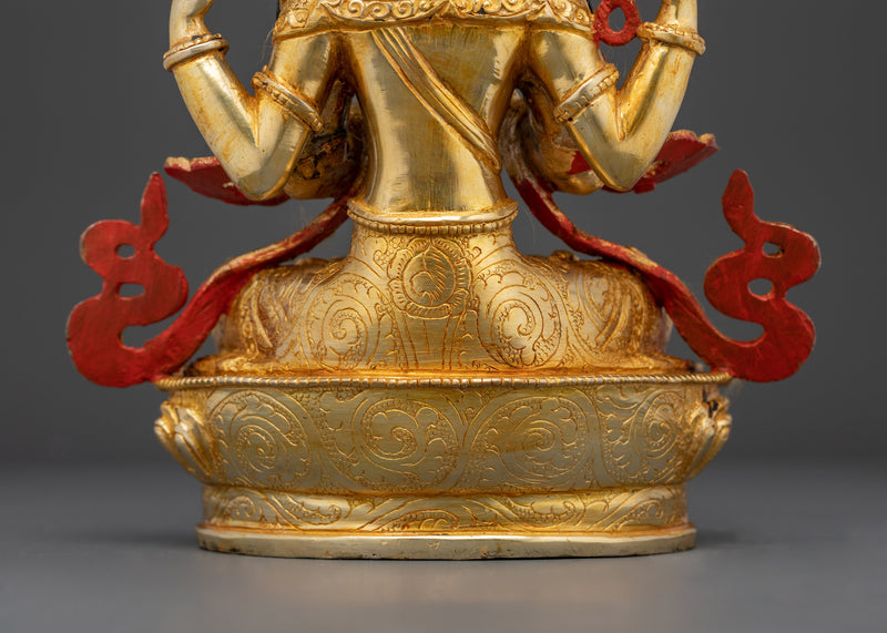 Chenrezig Handmade 22cm Statue | Embodiment of Compassion