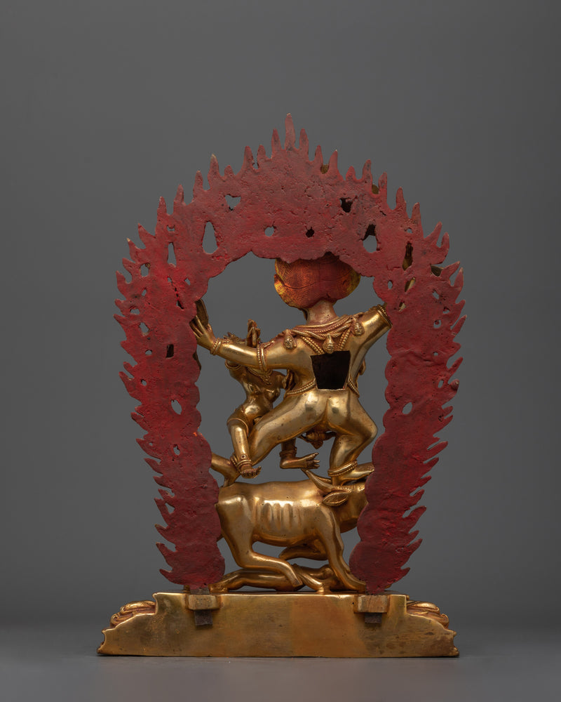 Two-Arms Yamantaka Handmade Statue | Embodiment of Wrathful Compassion