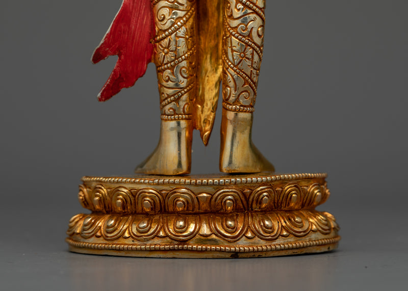 Standing Lokeshwor Handmade Statue | Embodiment of Compassion