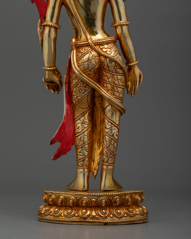 Standing Lokeshwor Handmade Statue | Embodiment of Compassion