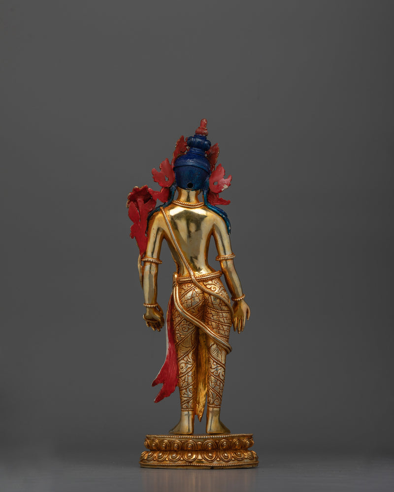 Standing Lokeshwor Handmade Statue | Embodiment of Compassion