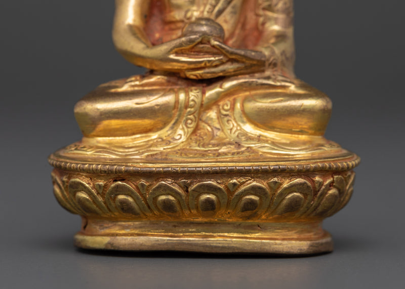 Handmade Amitabha Buddha Small Statue | Symbol of Infinite Light and Compassion