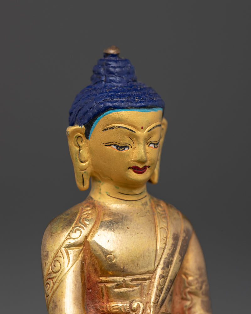 Handmade Amitabha Buddha Small Statue | Symbol of Infinite Light and Compassion