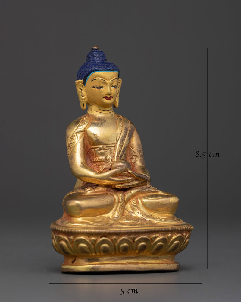 Handmade Amitabha Buddha Small Statue | Symbol of Infinite Light and Compassion