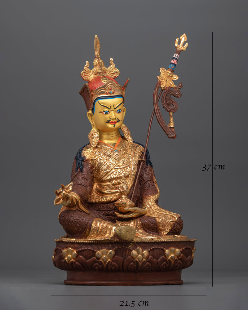 Handcrafted Guru Rinpoche Statue | Embodiment of Wisdom and Protection