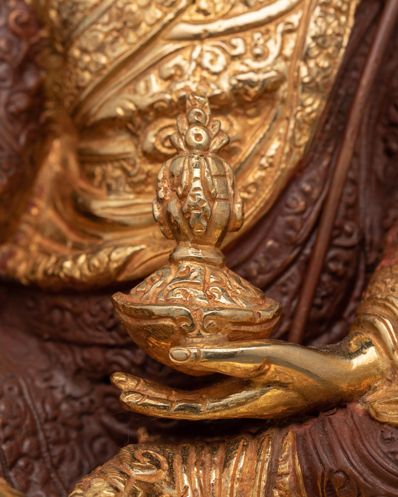 Handcrafted Guru Rinpoche Statue | Embodiment of Wisdom and Protection