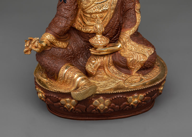 Handcrafted Guru Rinpoche Statue | Embodiment of Wisdom and Protection