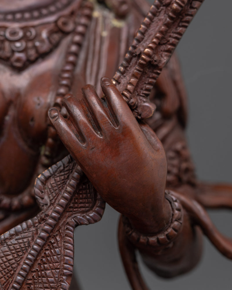 Hindu Goddess Saraswati Statue | Embodiment of Knowledge and Art