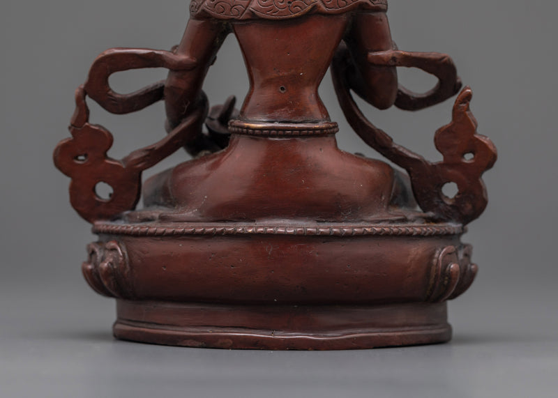 Vajrasattva Small Handmade Statue | Embodiment of Purity and Enlightenment