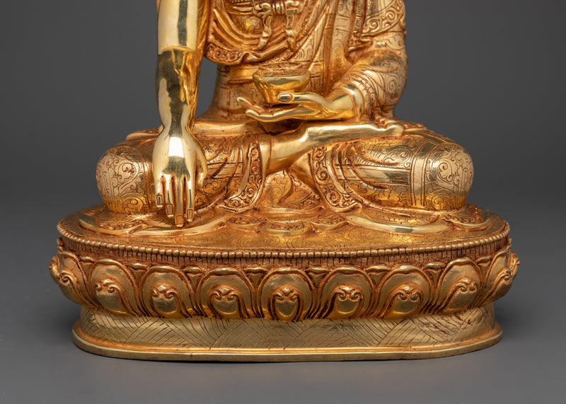 Handmade Sage Shakyamuni Buddha Statue | Embodiment of Enlightenment and Serenity