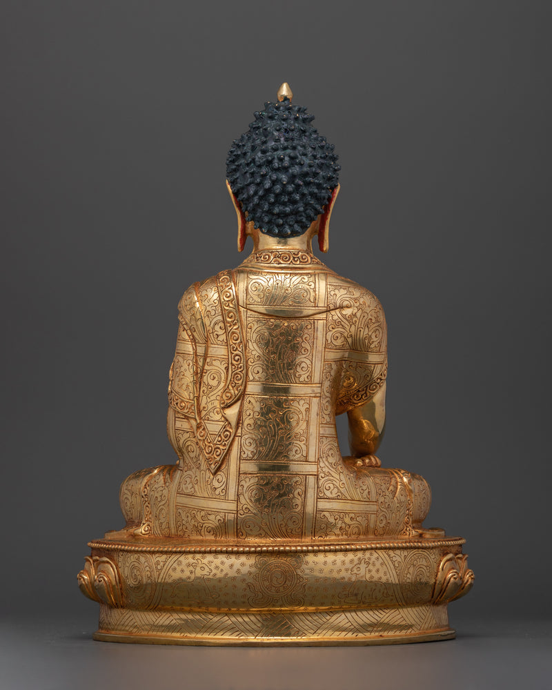 Handmade Sage Shakyamuni Buddha Statue | Embodiment of Enlightenment and Serenity