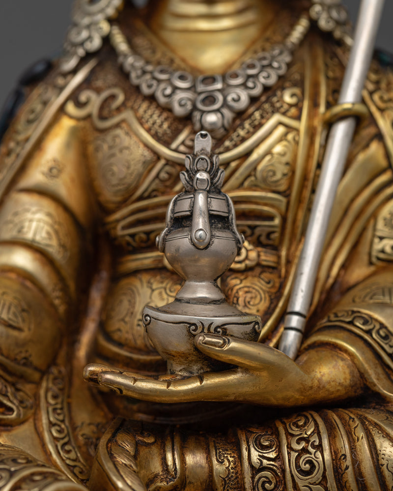 Guru Rinpoche Handmade Tantric Master Statue | Symbol of Wisdom and Spiritual Protection