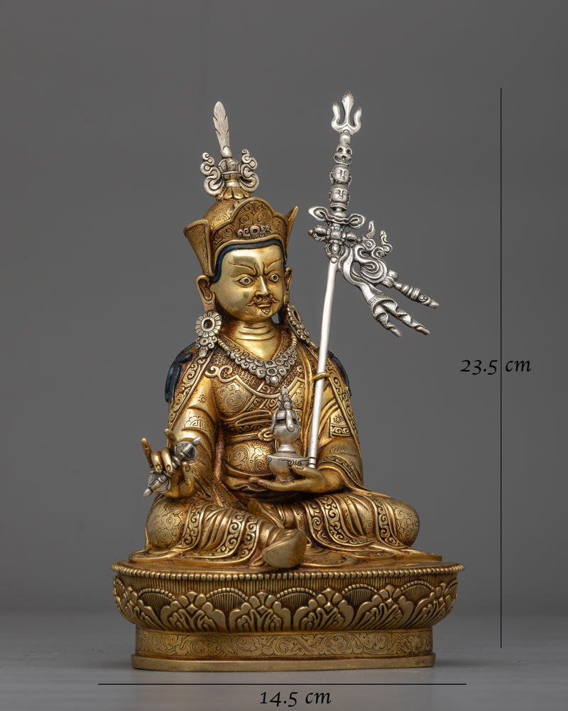 Guru Rinpoche Handmade Tantric Master Statue | Symbol of Wisdom and Spiritual Protection