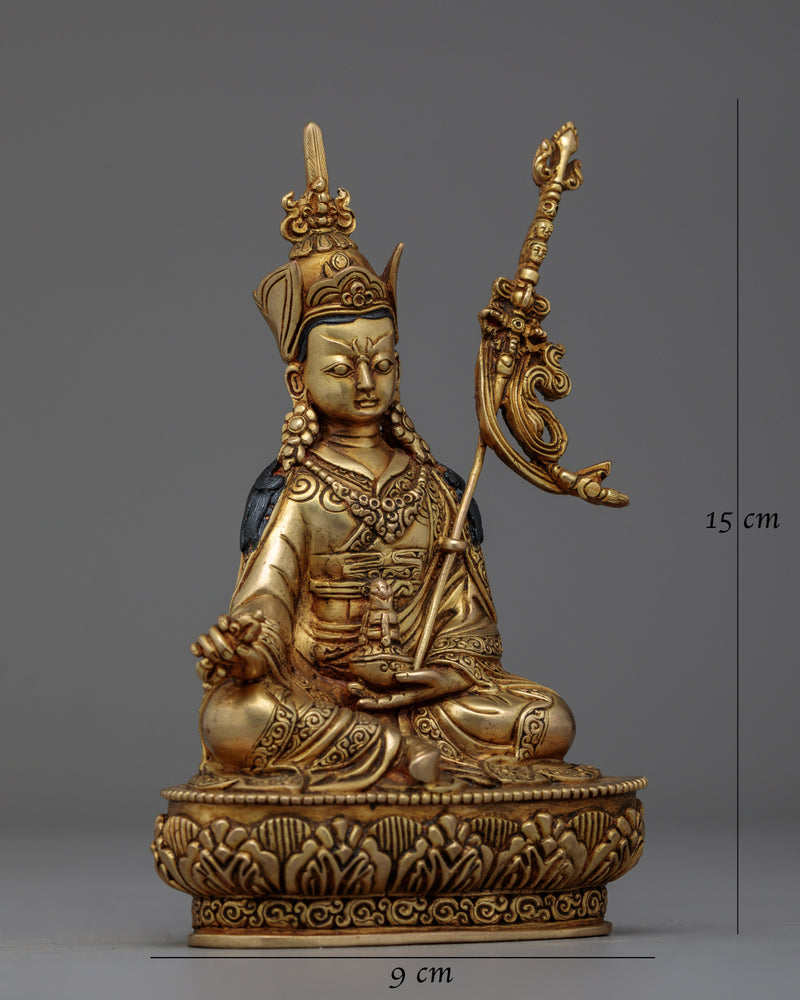 Guru Rinpoche an Antique Touch Small Statue | Embodiment of Wisdom and Protection