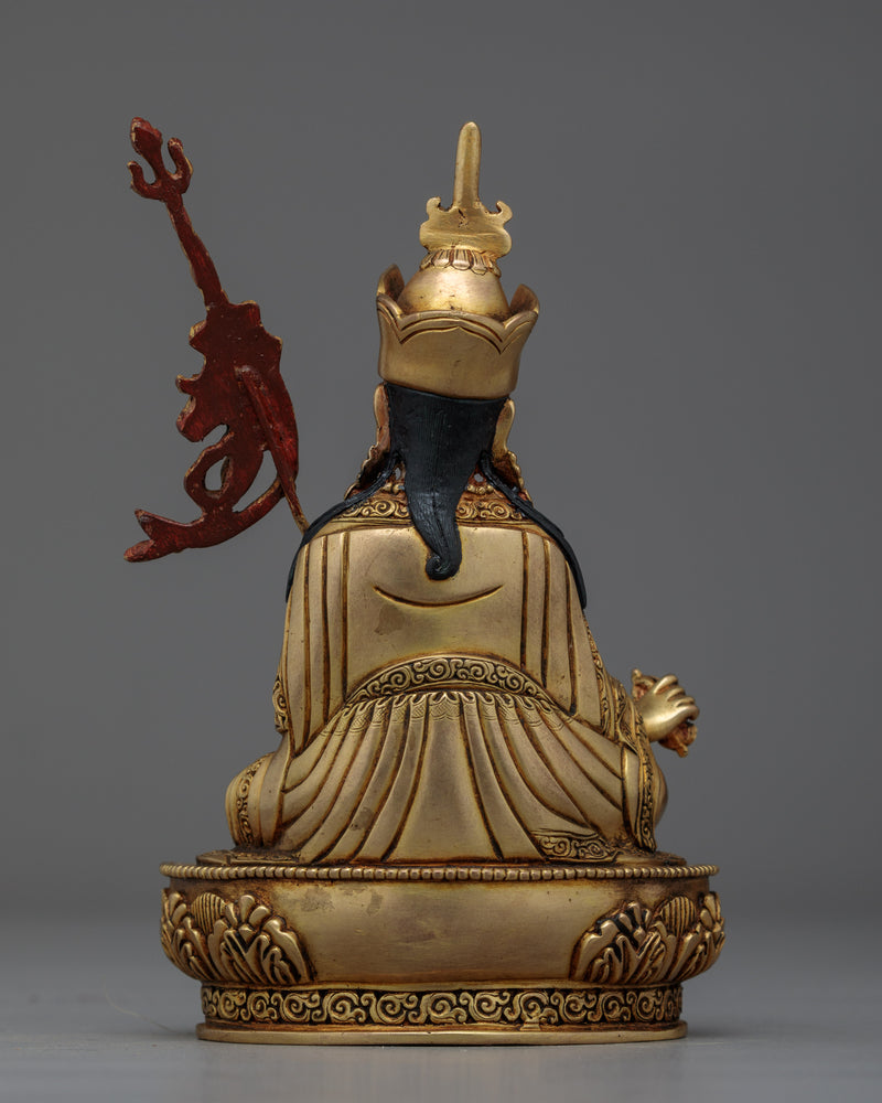 Guru Rinpoche an Antique Touch Small Statue | Embodiment of Wisdom and Protection