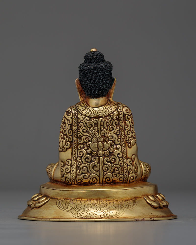 Amitabha Buddha Antique Handmade Statue | Embodiment of Infinite Light and Compassion