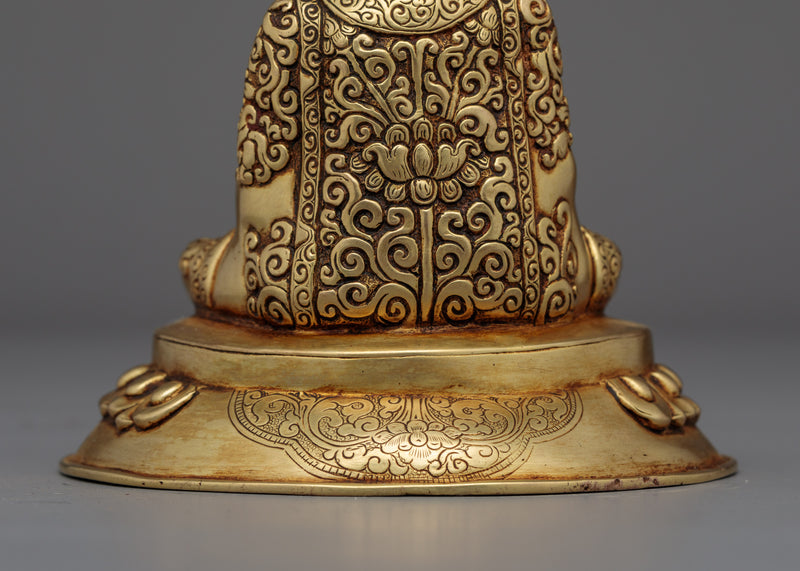 Amitabha Buddha Antique Handmade Statue | Embodiment of Infinite Light and Compassion