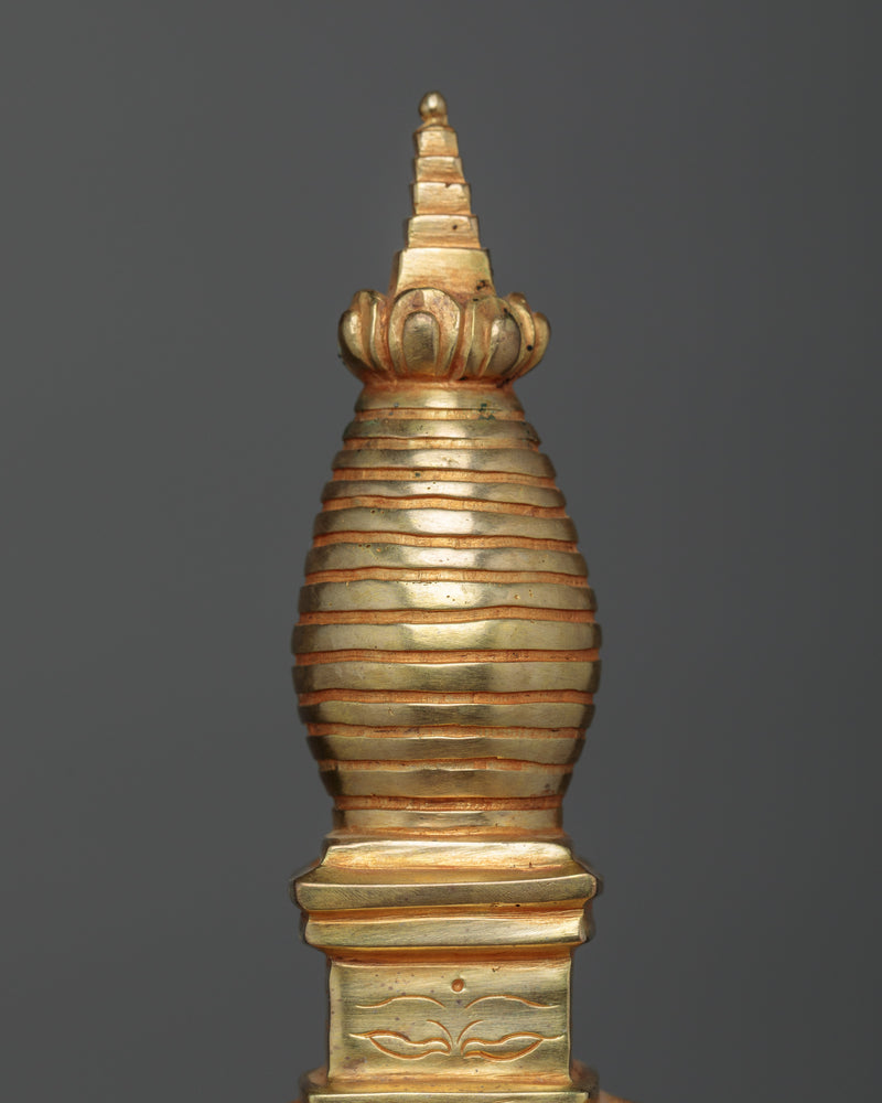 Future Buddha Stupa Handmade Statue | Emblem of Enlightenment and Hope