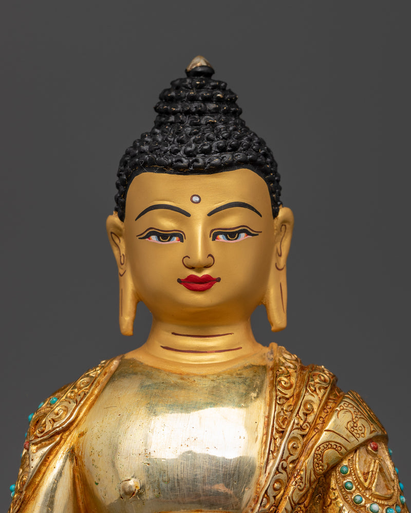 Amitabha Buddha Spiritual Sculpture | A Radiant Symbol of Infinite Light