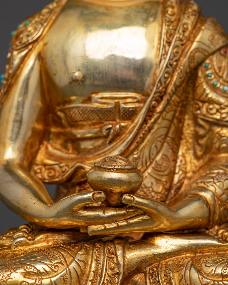 Amitabha Buddha Spiritual Sculpture | A Radiant Symbol of Infinite Light