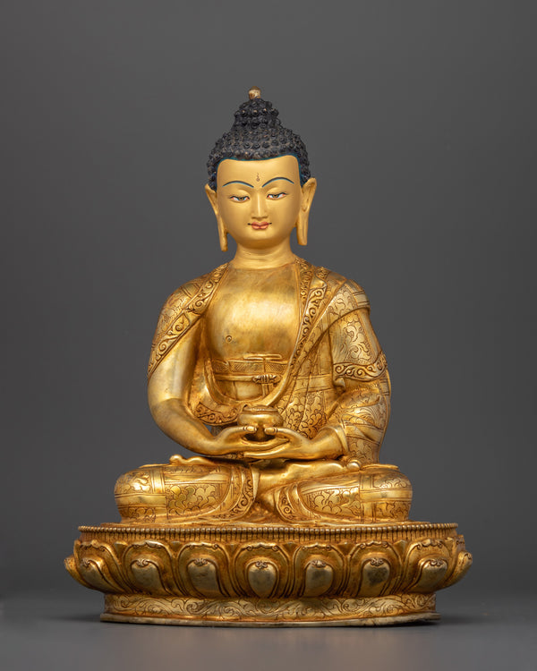 amitabha-beautiful copper statue