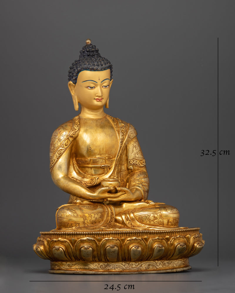 amitabha-beautiful copper statue