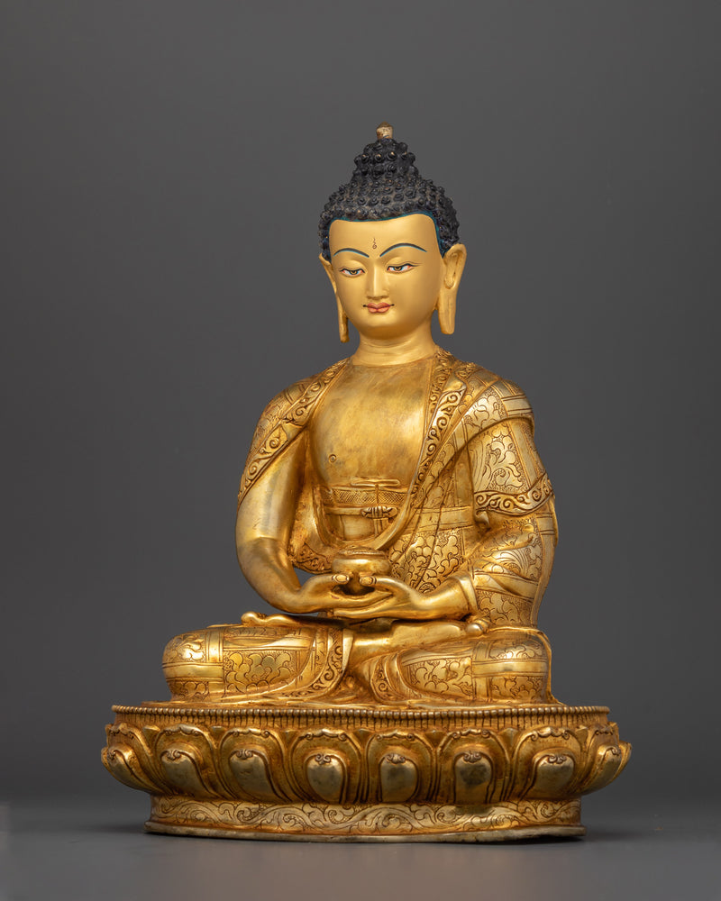 Amitabha Beautiful Copper Statue | A Handcrafted Symbol of Infinite Light