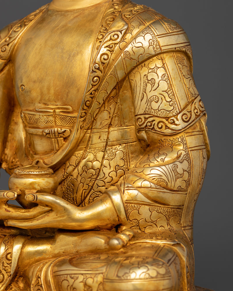 Amitabha Beautiful Copper Statue | A Handcrafted Symbol of Infinite Light