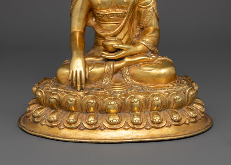 Shakyamuni Copper Statue | An Antique Finished Icon of Enlightenment