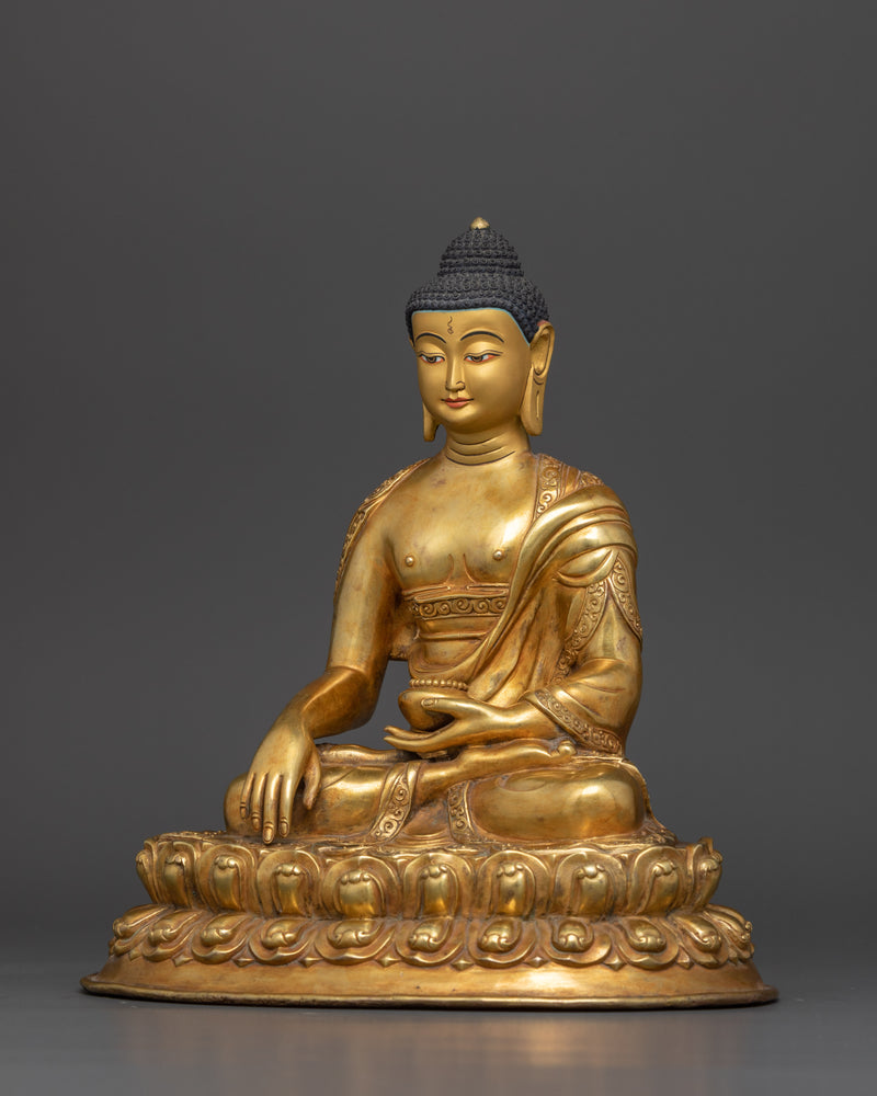 Shakyamuni Copper Statue | An Antique Finished Icon of Enlightenment