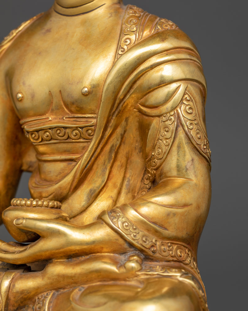 Shakyamuni Copper Statue | An Antique Finished Icon of Enlightenment