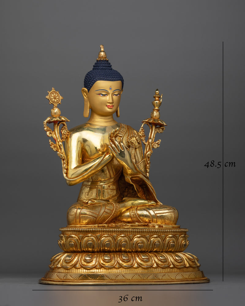 Beautiful sitting maitreya-buddha