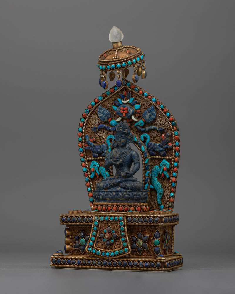 Vajrasattva Stone Statue | The Embodiment of Purity and Enlightenment