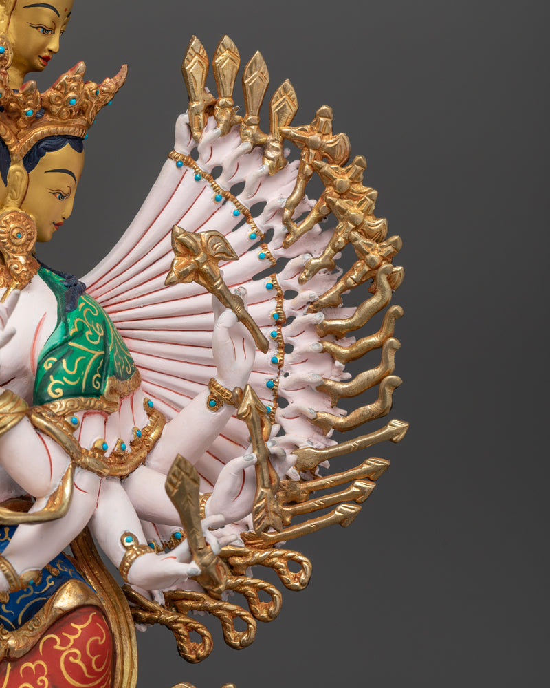 1000-Armed Sitatapatra Statue - A Powerful Protector Against Evil