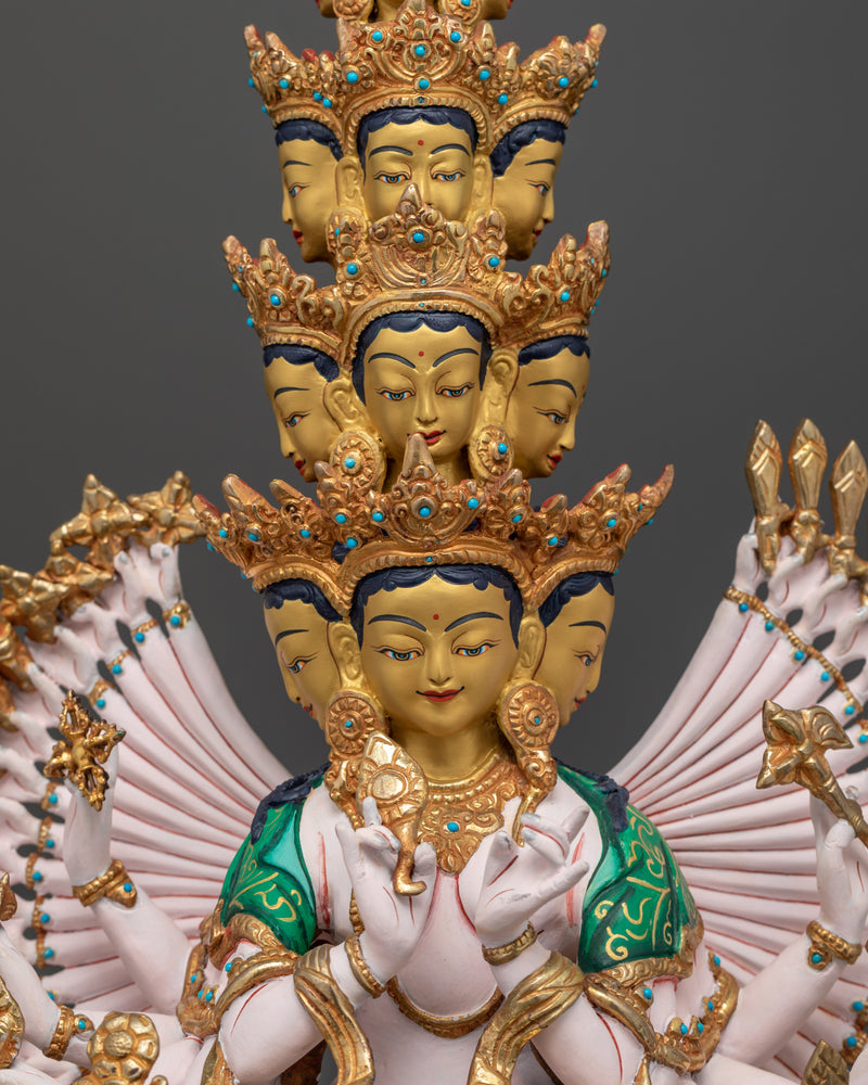 1000-Armed Sitatapatra Statue - A Powerful Protector Against Evil