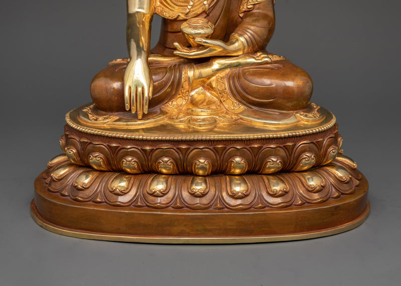 Shakyamuni Buddha Spiritual Copper Statue | Embodiment of Enlightenment