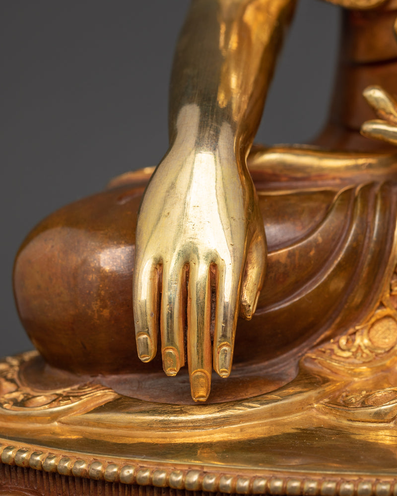 Shakyamuni Buddha Spiritual Copper Statue | Embodiment of Enlightenment