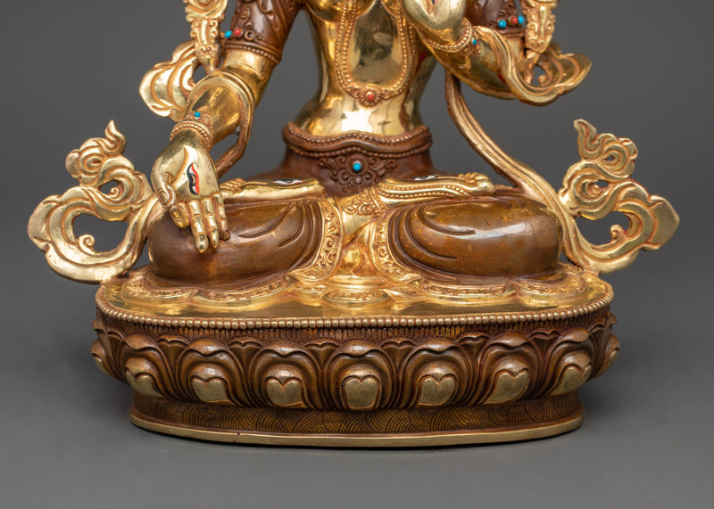 Mother Sita Tara Copper Statue | Guardian of Compassion