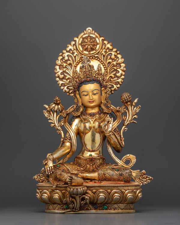 ma green-tara-spiritual sculpture