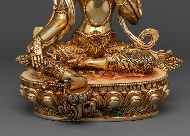 Ma Green Tara Spiritual Sculpture | Protector and Liberator