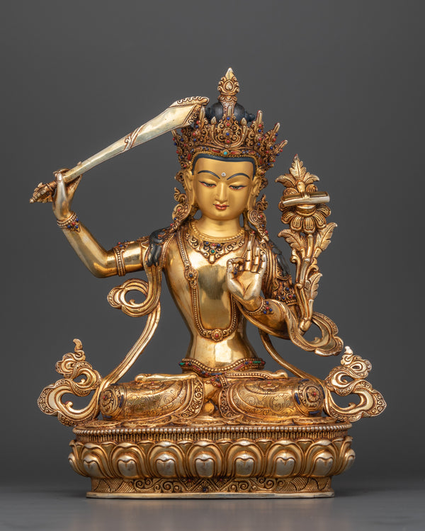 manjushri-beautiful sculpture