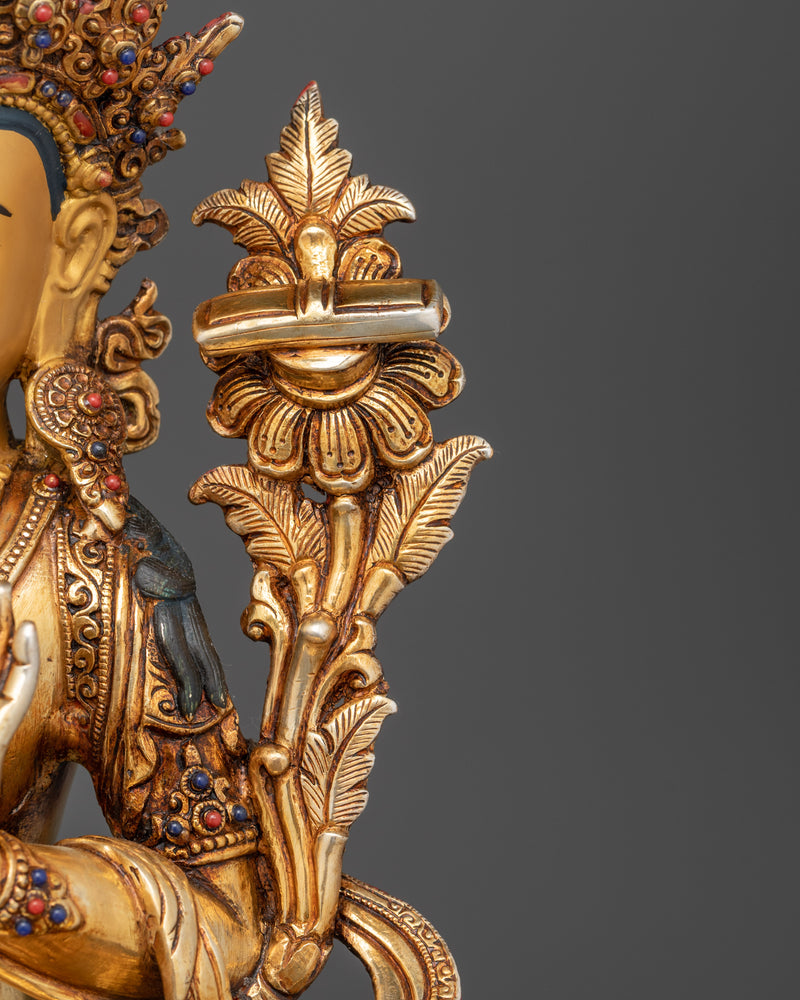 Manjushri Beautiful Sculpture | Himalayan Art and Craft