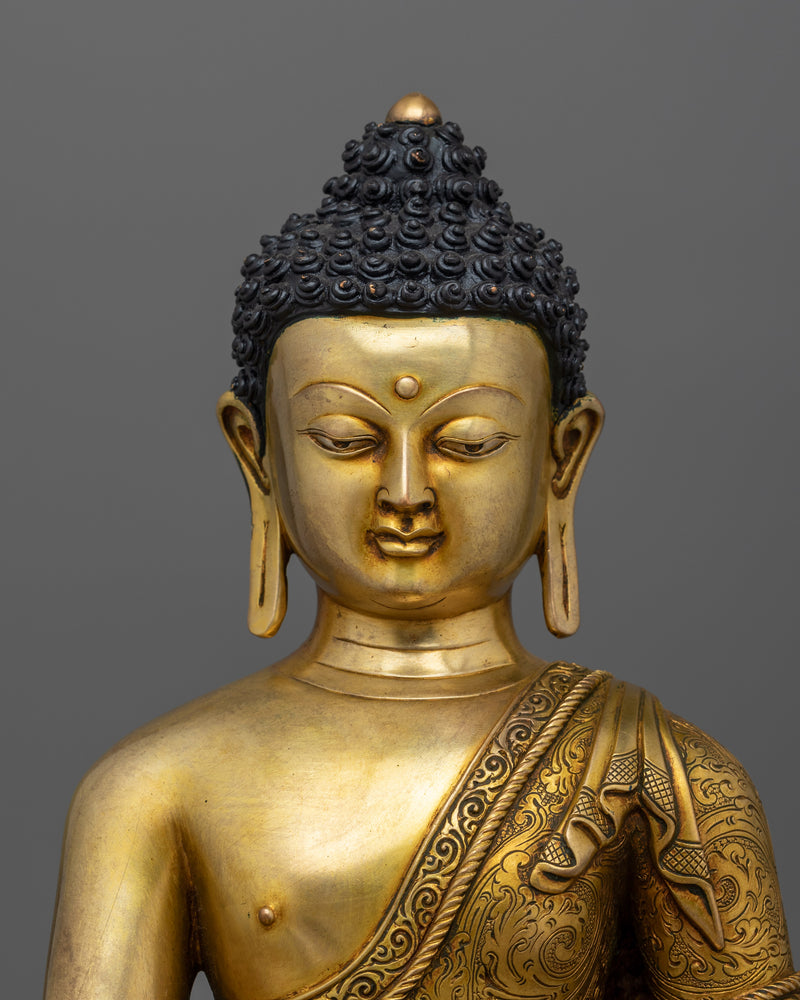 The Enlightened One in Radiant Form | Shakyamuni Buddha Statue