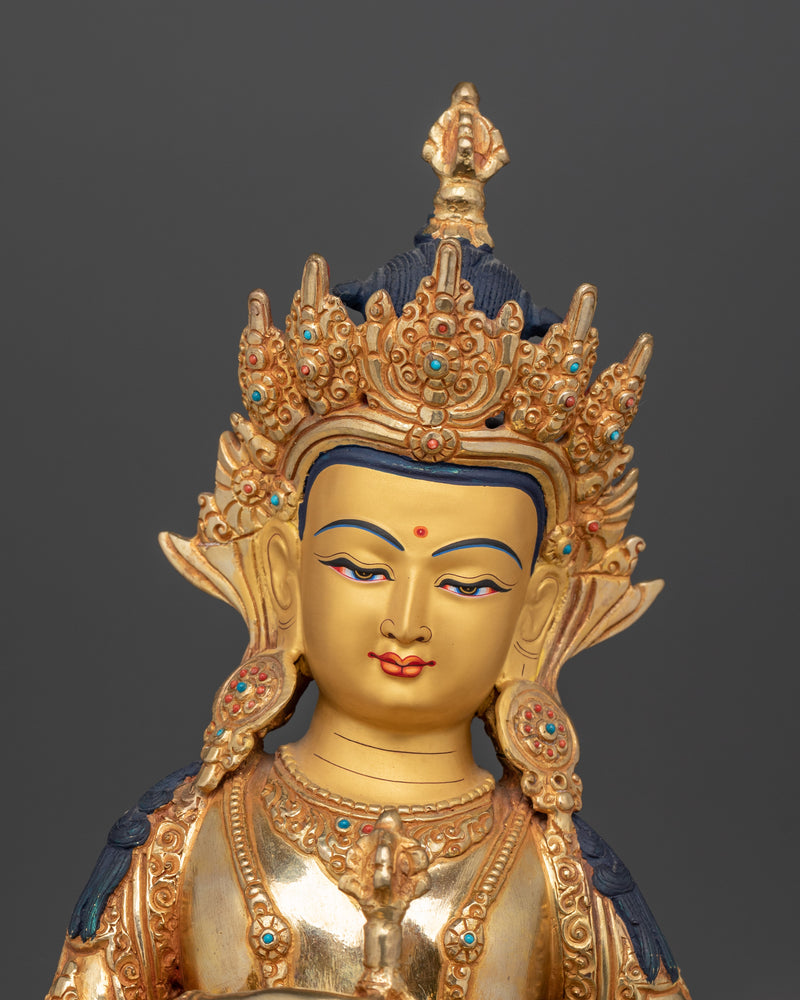 The Bodhisattva of Purification | Vajrasattva 24k Gold Gilded Statue