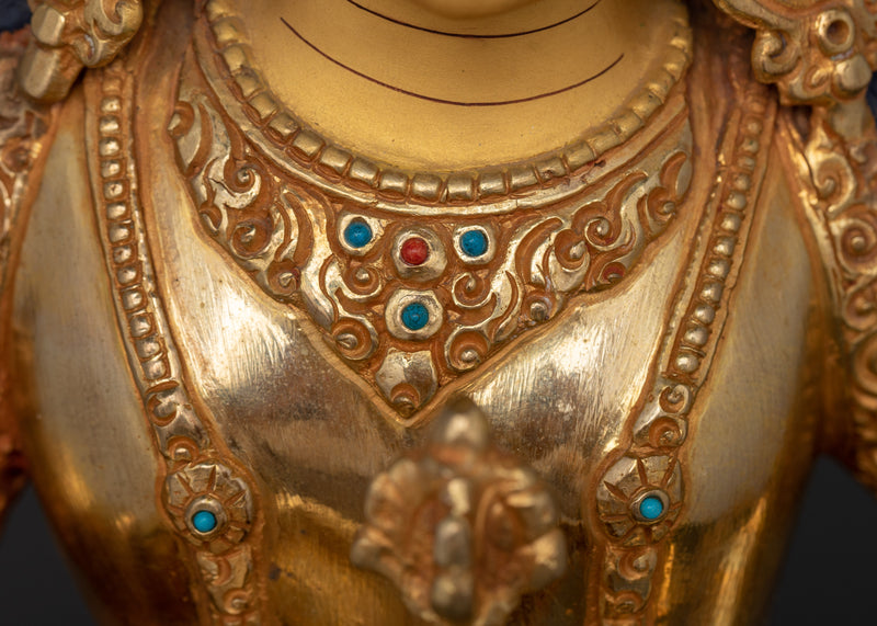 The Bodhisattva of Purification | Vajrasattva 24k Gold Gilded Statue