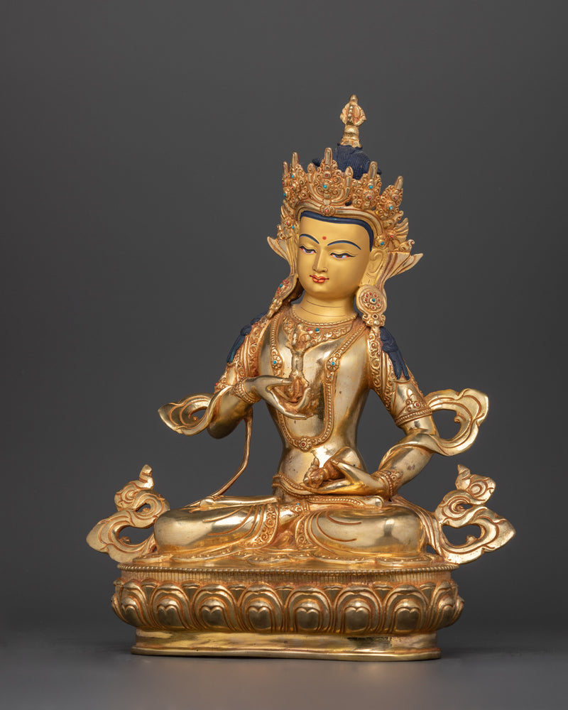 The Bodhisattva of Purification | Vajrasattva 24k Gold Gilded Statue