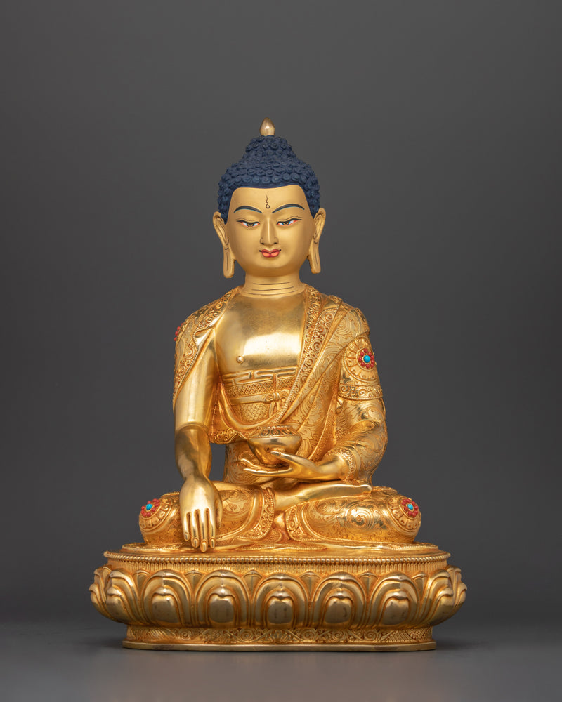 shakyamuni-buddha-copper sculpture for buddhist shrine