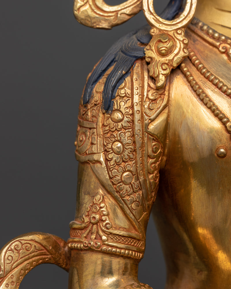 The Majestic Deity Amitayus Copper Statue | Infinite Life and Wisdom