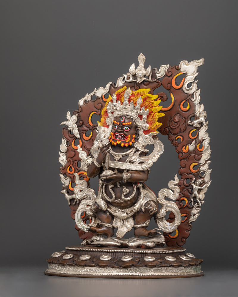 shakya-mahakala-silver-plated-oxidized-copper