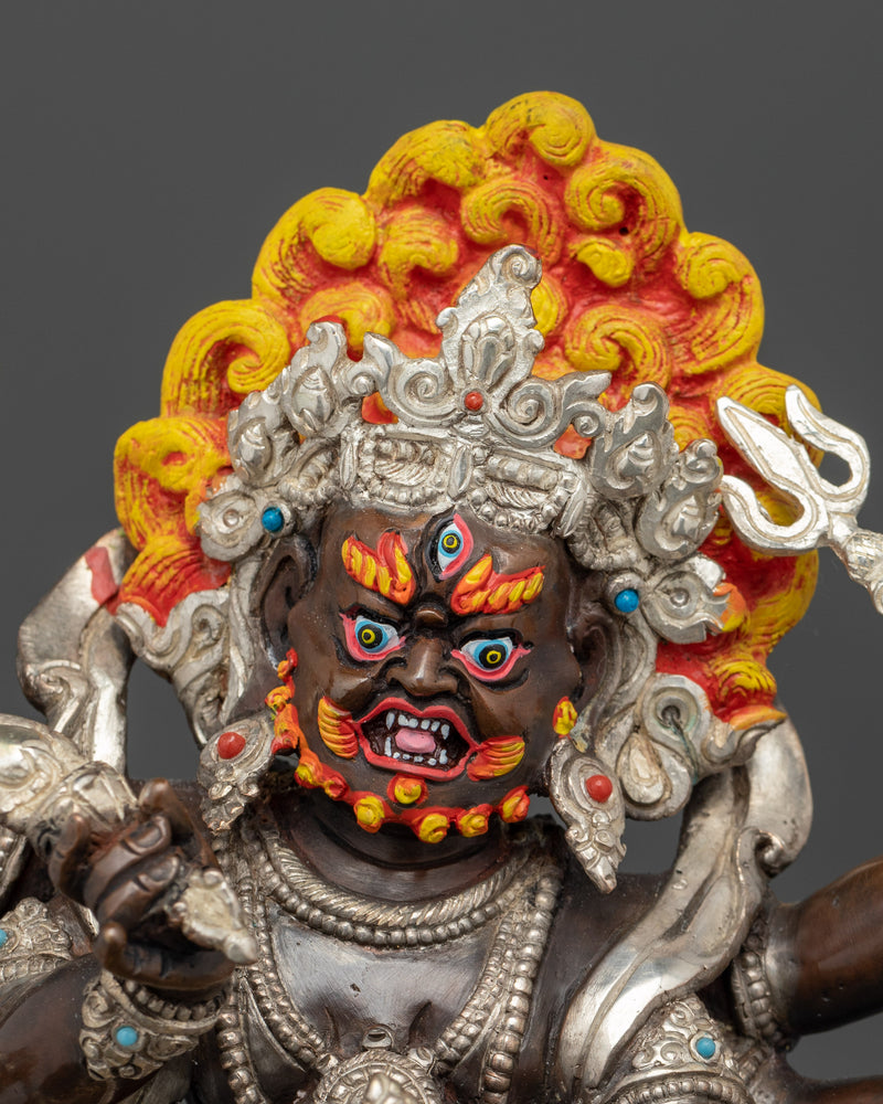 white-mahakala-silver-plated-oxidized-copper